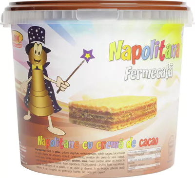 Pion napolitane cu crema cacao 1kg – gust intens si fin