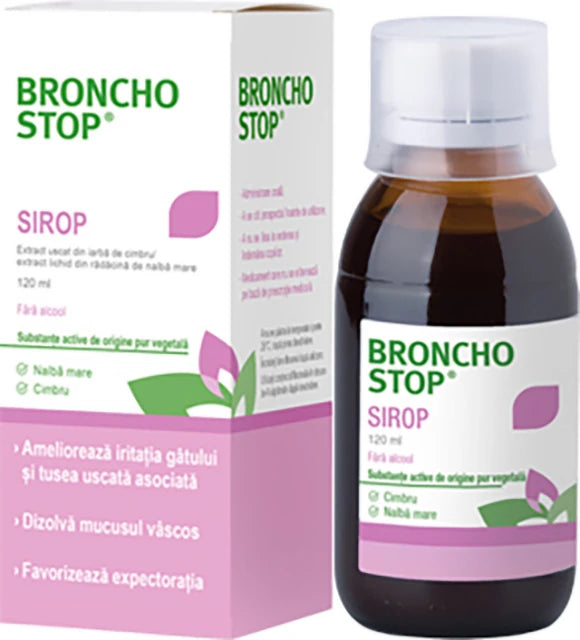 Bronchostop Syrup 120ml – OTC supplement for respiratory comfort