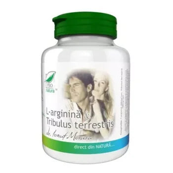 L-arginine and Tribulus Terrestris, 150 capsules, Pro Natura