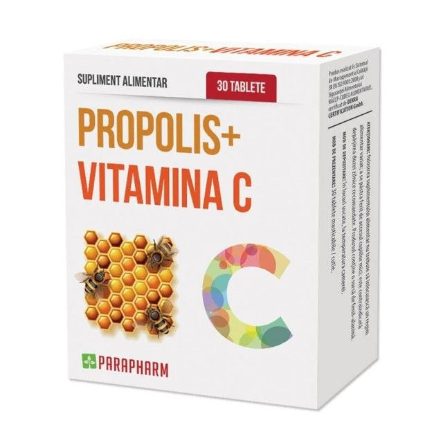 Propolis + Vitamin C – Immune Support OTC 30 Tablets