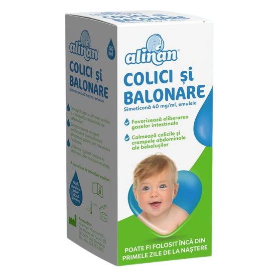 Alinan Emulsion 50ml – Emulsie naturală anti-colici pentru bebeluși