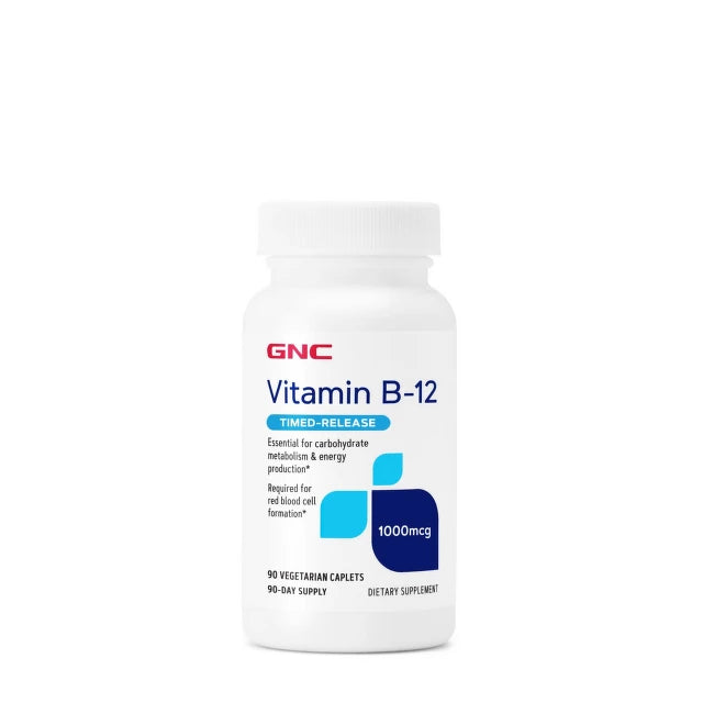 GNC Vitamin B12 1000mcg 90 Tablets – OTC Supplement