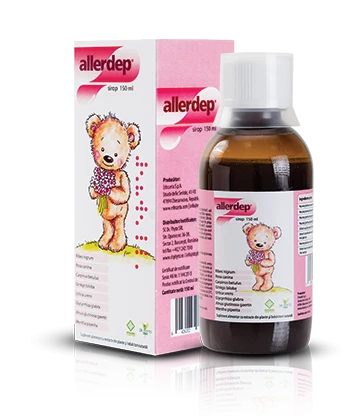 Allerdep Sirop 150ml – Supliment natural OTC pentru confort respirator