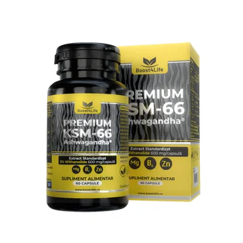 Ashwagandha cu ginseng, 60 capsule, Fares