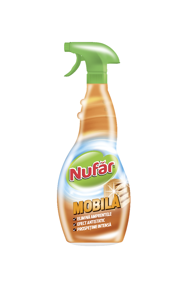 Soluție curățare mobilă Nufăr 500ml – Produse românești