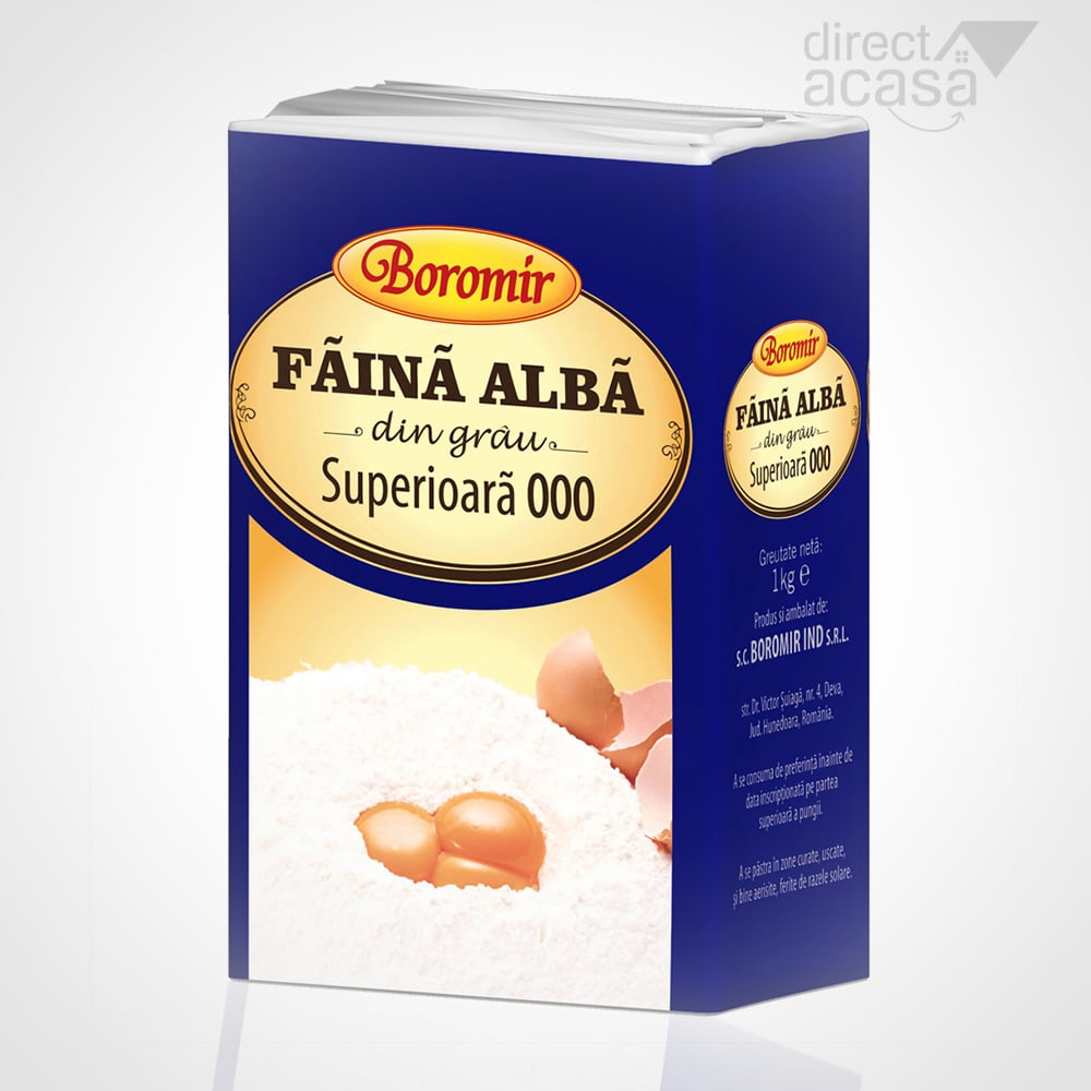 Boromir Făină Albă 000 1kg – Calitate Superioară