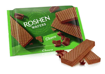Roshen Cocoa Wafers 72g – 9 Crispy Layers