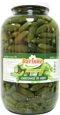 Darinne Cucumbers in Vinegar 2-5cm 4100g – Authentic Taste