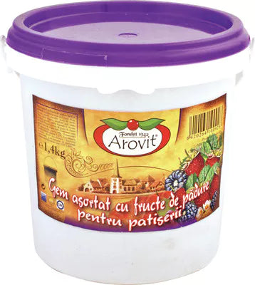 Gem Fructe de Pădure Arovit 1,4kg – Perfect pentru Patiserii