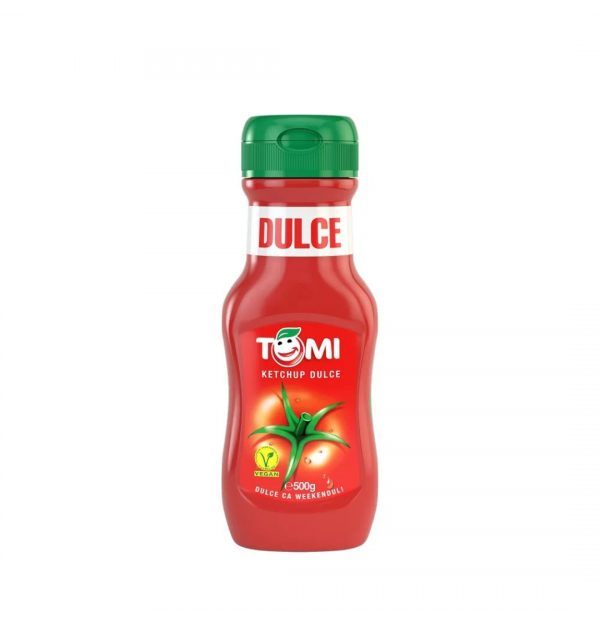 Tomi Ketchup Dulce 500g – Gust Clasic și Aromă Delicată