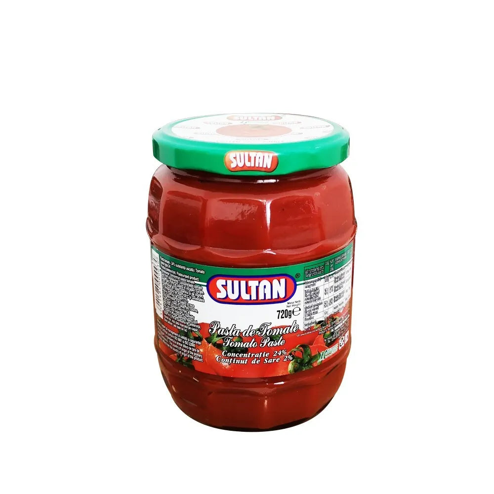 Sultan Pastă de Tomate 24% 720g – Gust intens și natural
