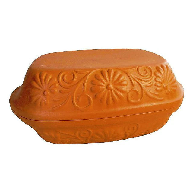 Vas roman din lut 3L cu capac – ideal pentru sarmale