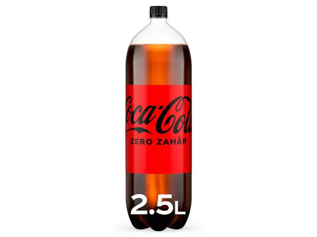 Coca-Cola Zero Zahăr 2.5L – Băutură carbogazoasă fără zahăr