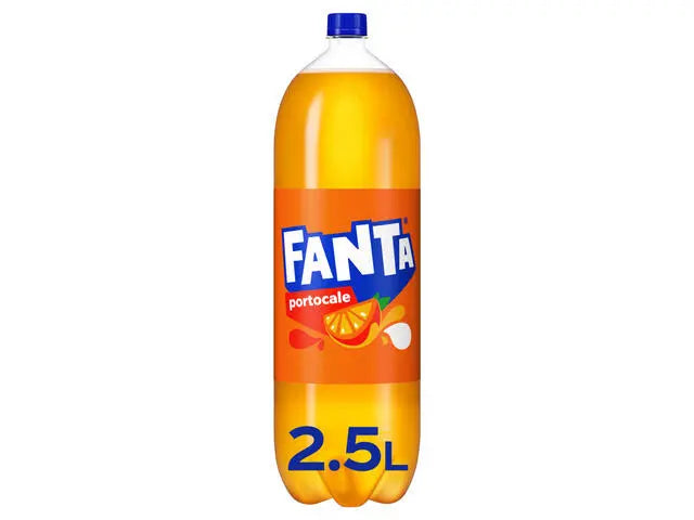Fanta Portocale 2.5L – Băutură răcoritoare cu gust dulce