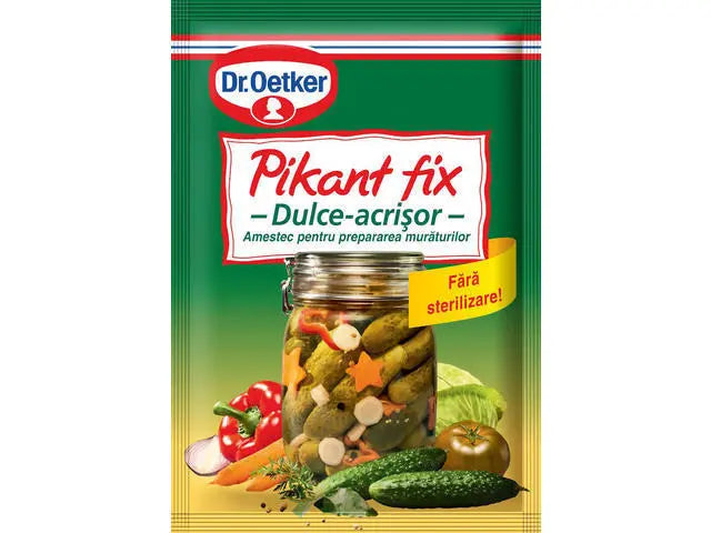 Condiment Amestec dulce-acrișor Dr. Oetker Pikant Fix 100g
