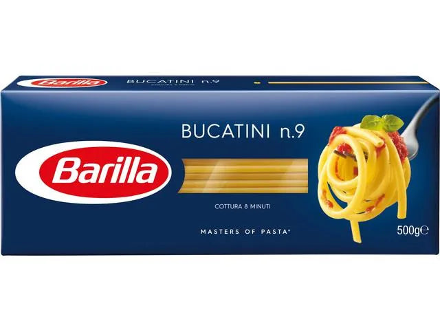 Bucatini nr.9 Barilla 500g – Paste italiene tradiționale