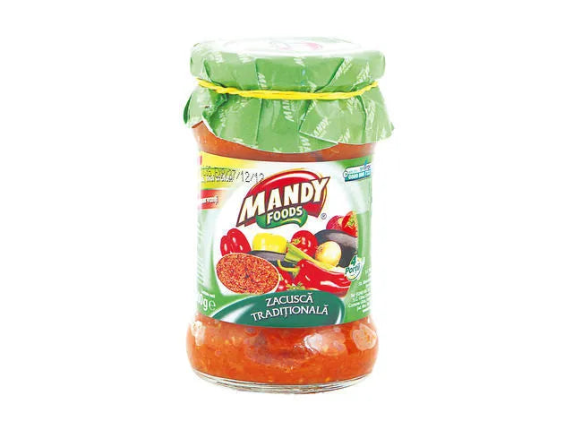 Zacuscă cu Vinete Coapte Mandy 300g – Delicioasă