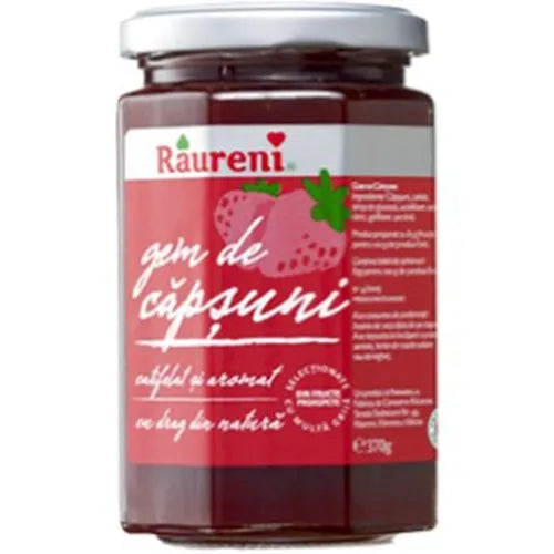 Gem de căpșuni Râureni 370g – Gust românesc