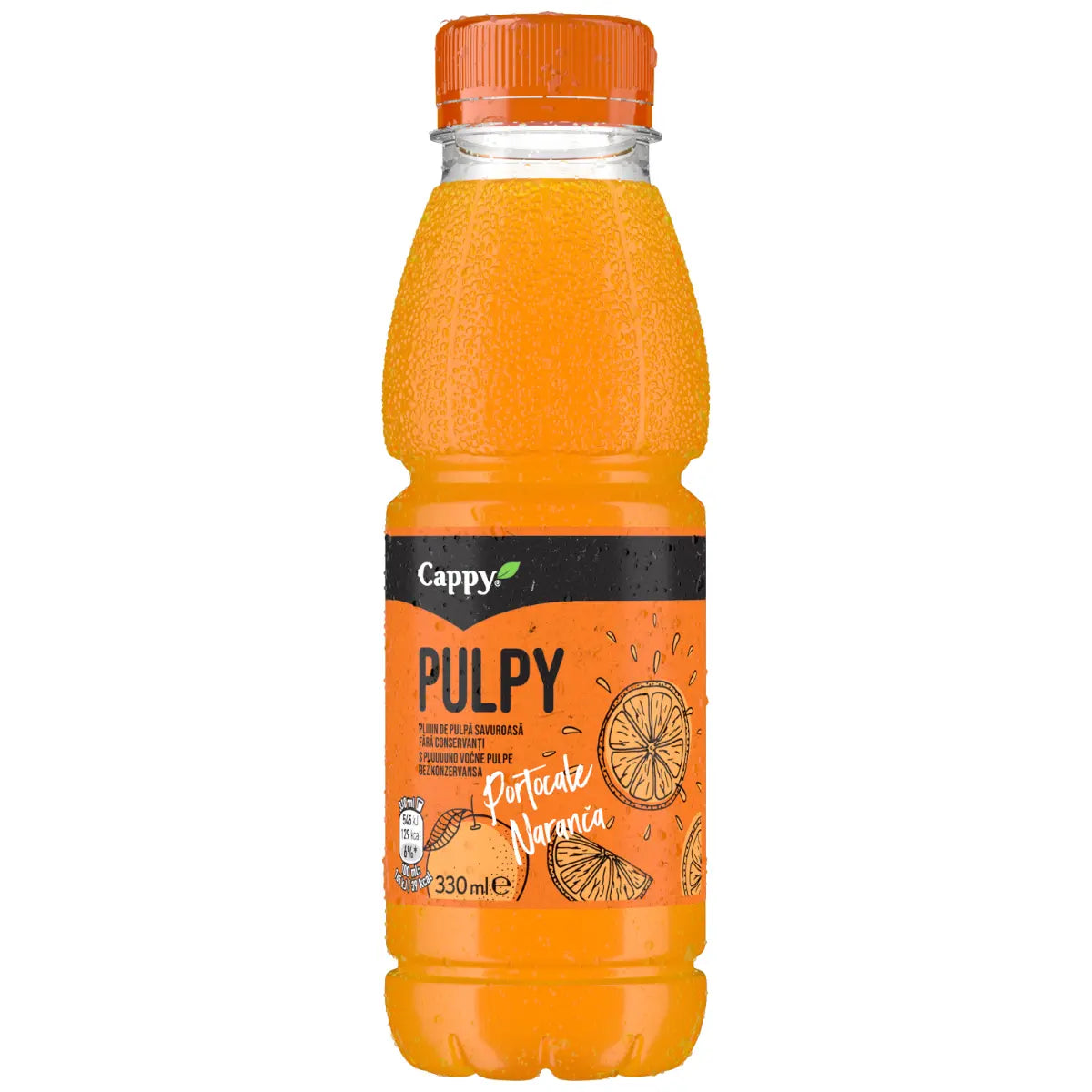 Suc Cappy Pulpy Portocale 0.33L – Gust natural de fructe