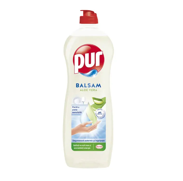 Detergent vase Pur Aloe Vera 750ml – Curățare delicată