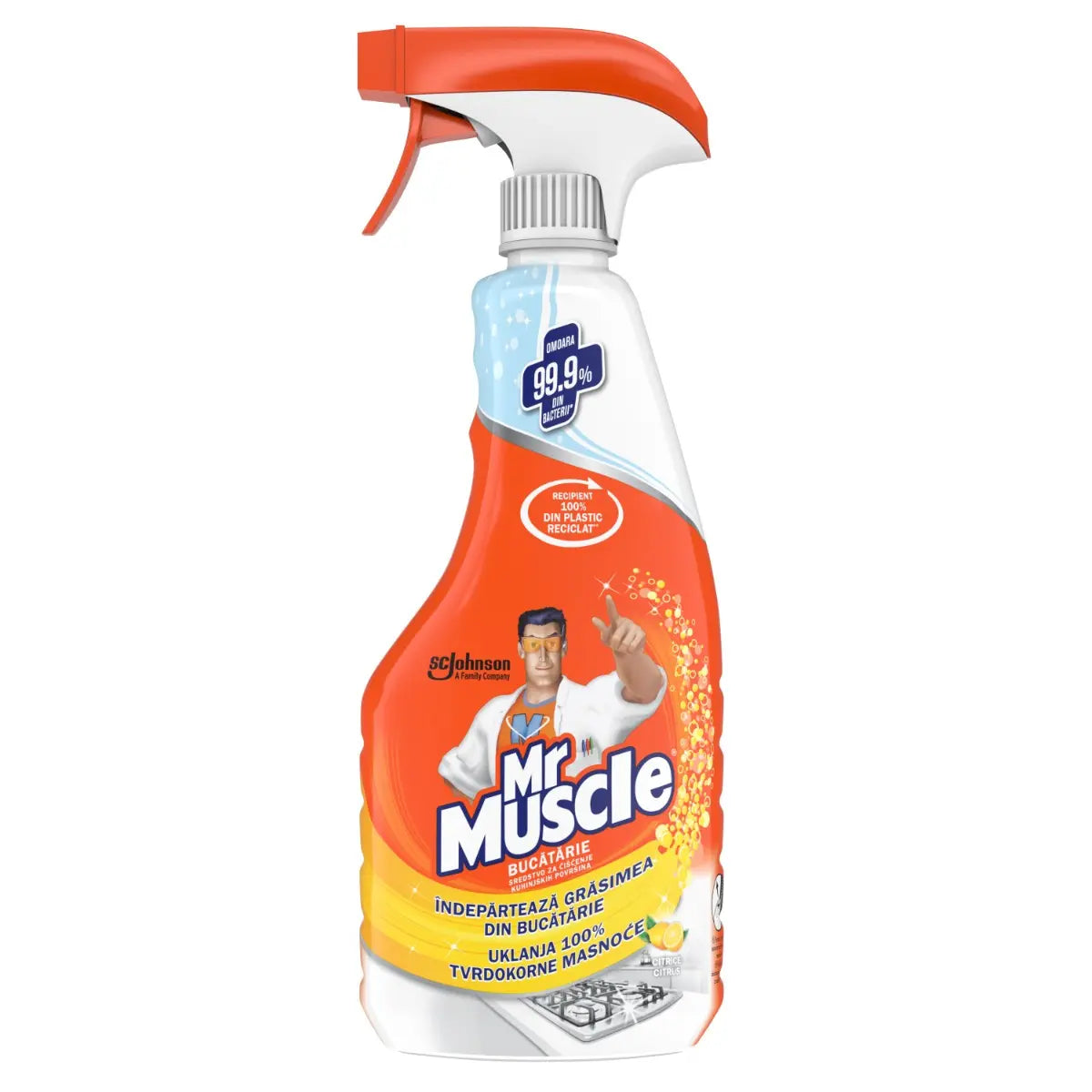 Mr. Muscle Bucătărie Citrice 500ml – Detergent Dezinfectant