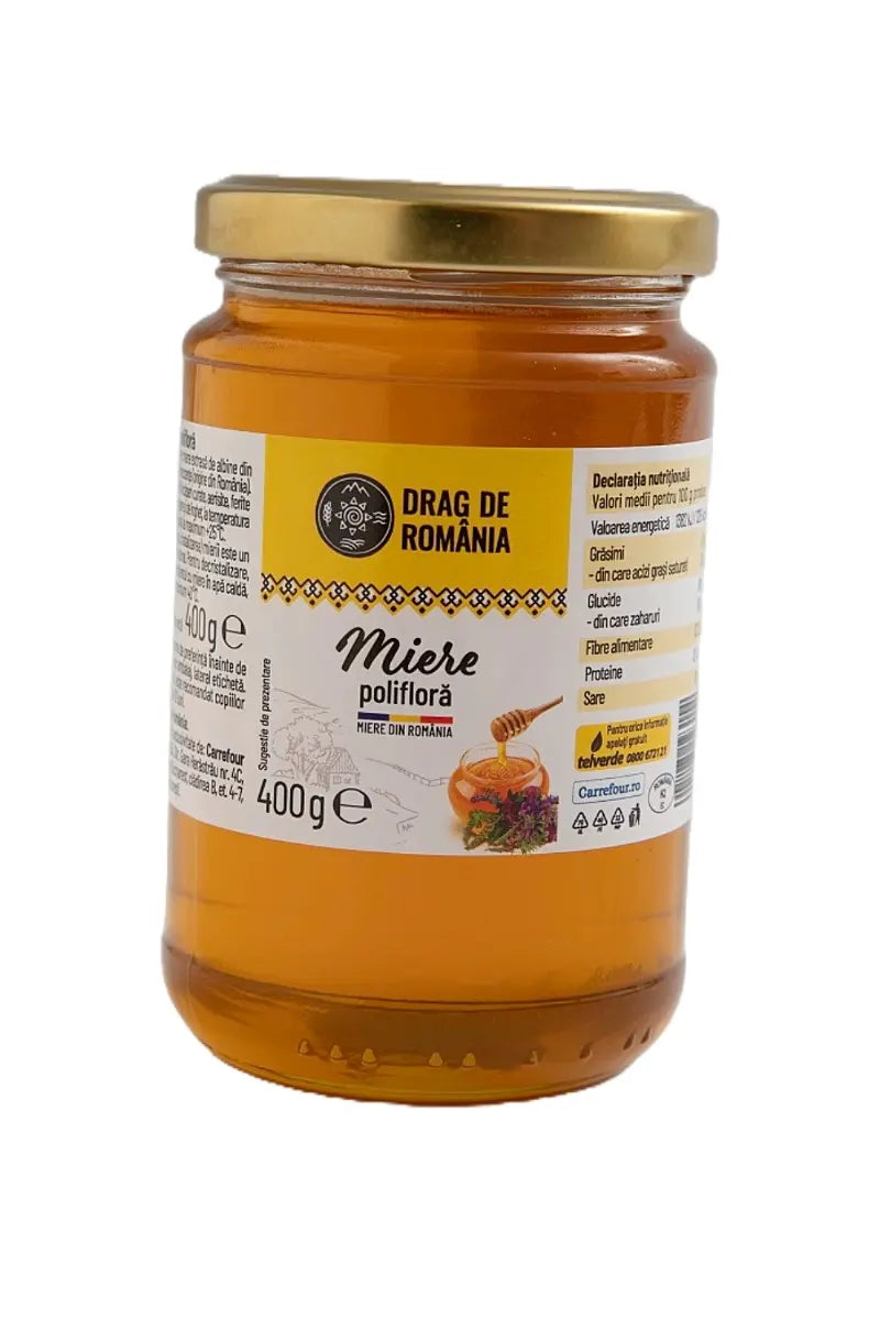 Miere polifloră Drag de România 400g – Europa