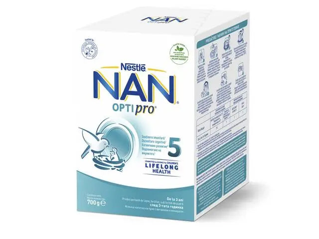 Lapte praf Nestle NAN 5 Optipro 3+ ani 700g – Livrare in Europa