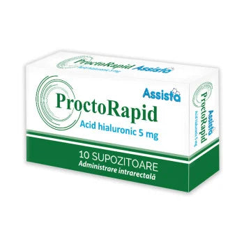 ProctoRapid – 10 Suppositories for Hemorrhoids Relief and Anal Comfort - MAYONAL STORE