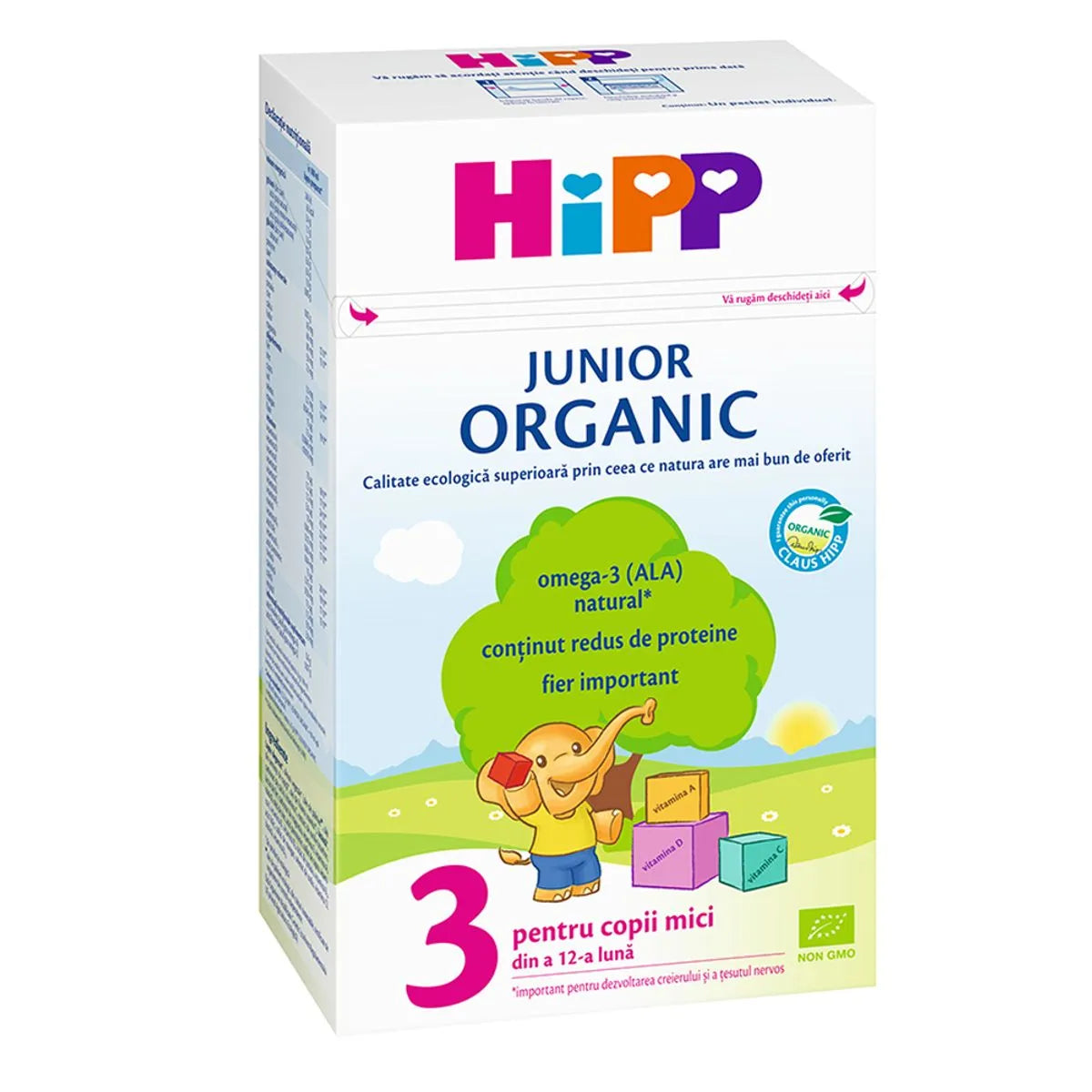 Hipp 3 Combiotic Junior 500g – lapte de creștere 1+ ani