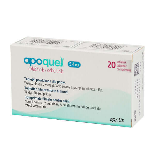 Apoquel 3.6 / 5.4 mg - 20 Tablets for Dog Allergy Relief - MAYONAL STORE