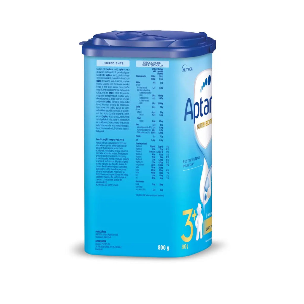 Lapte praf Aptamil 3+ de la 3 ani 800g – livrare rapidă Europa