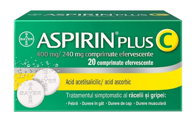 Aspirin Plus C 20 tablets – OTC supplement for daily comfort