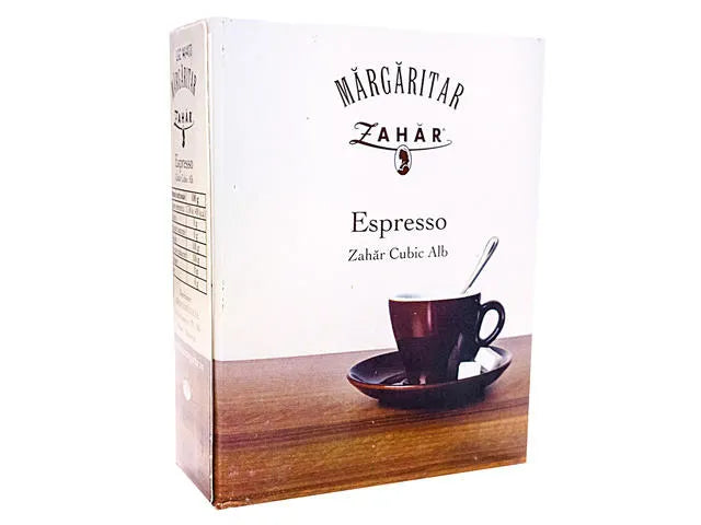 Zahăr cubic alb Margaritar 500g – Ideal pentru espresso
