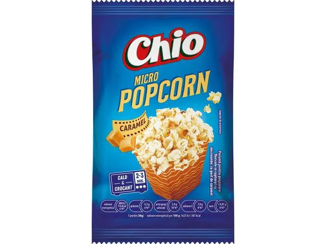 Popcorn Chio cu Caramel 80g – Dulce, Crocant și Aromat