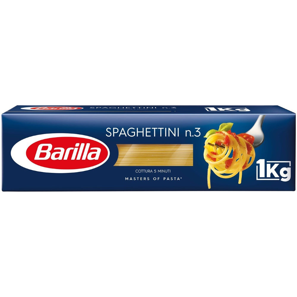 Spaghettini nr.3 Barilla 1kg – Paste lungi italiene fine