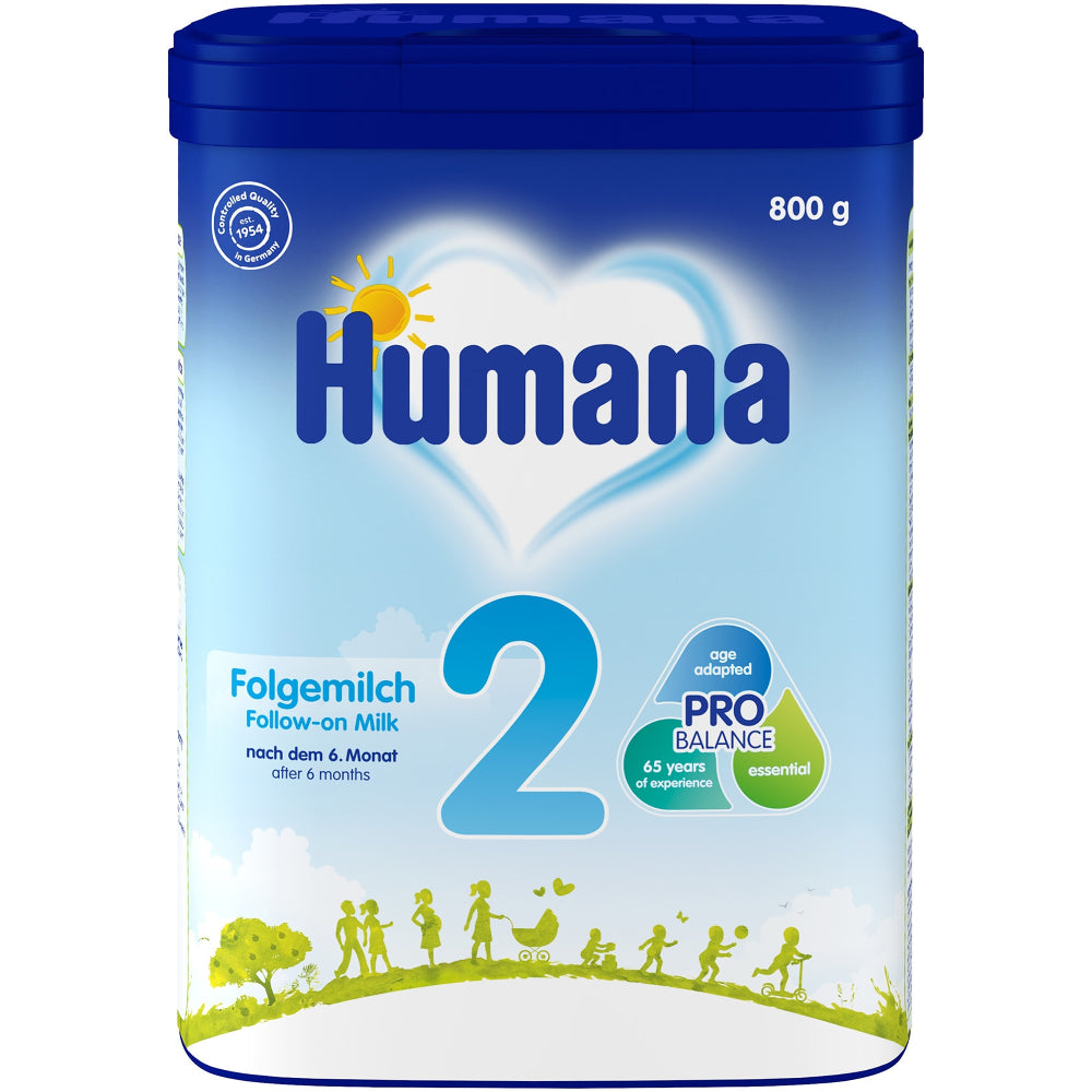 Lapte praf Humana 2 ProBalance 800g – de la 6 luni, Europa