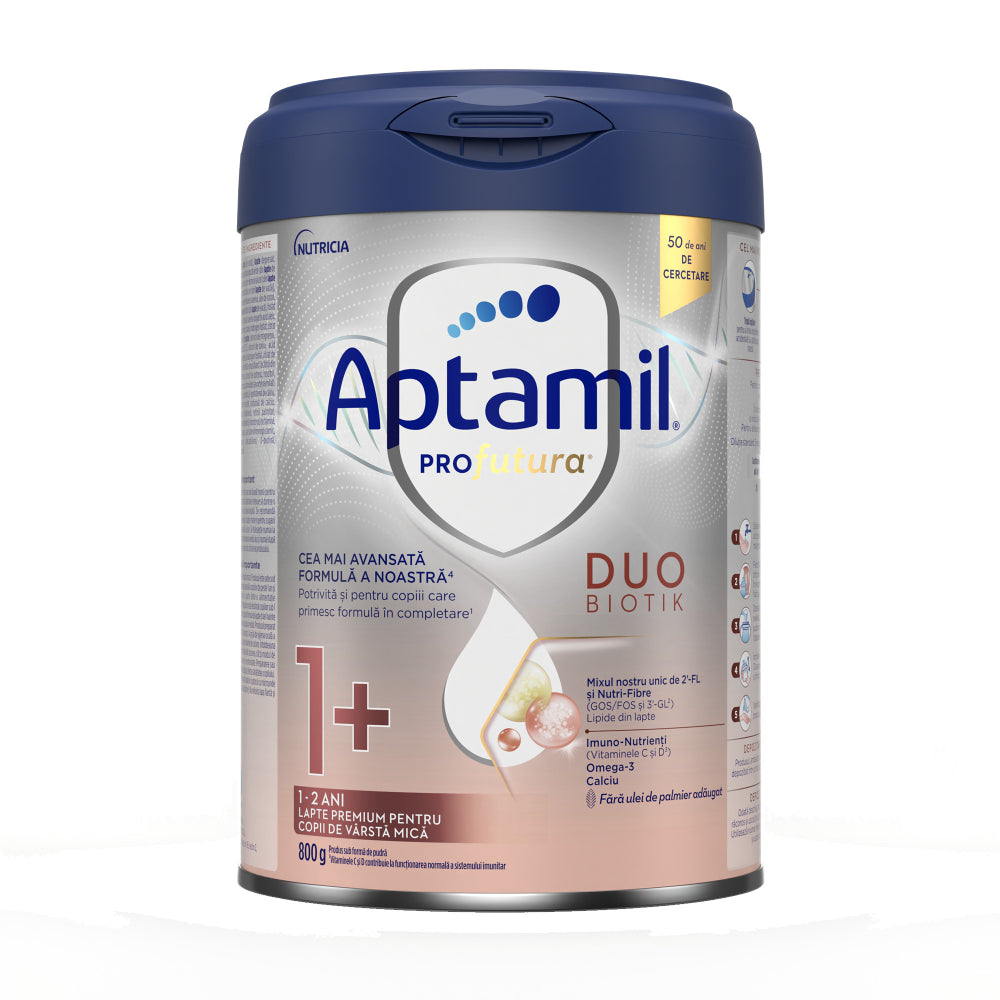Lapte praf Aptamil PROfutura 1+, 1-2 ani 800g – livrare Europa