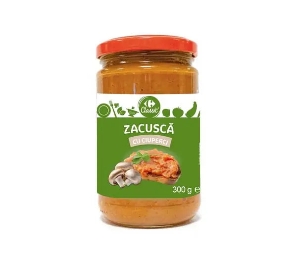Zacuscă cu Ciuperci Carrefour Classic 300G