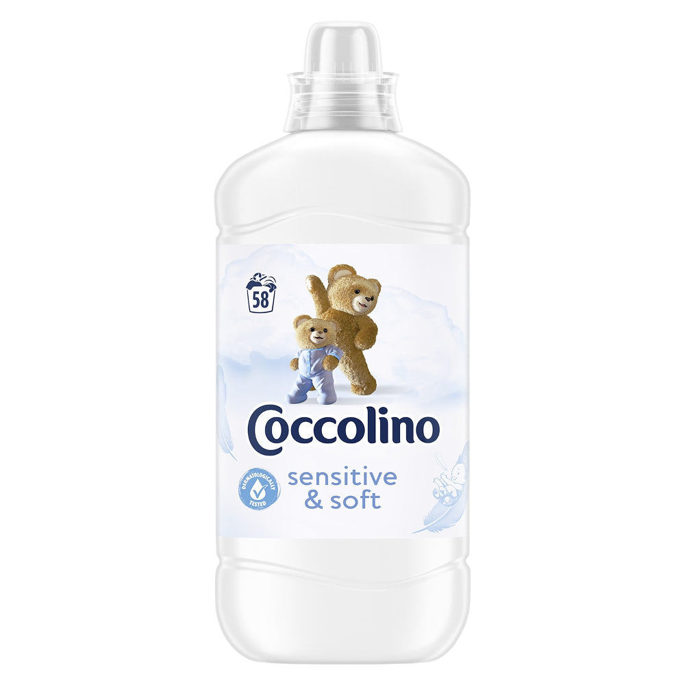 Coccolino Sensitive 1.45L – Balsam Rufe 58 Spălări