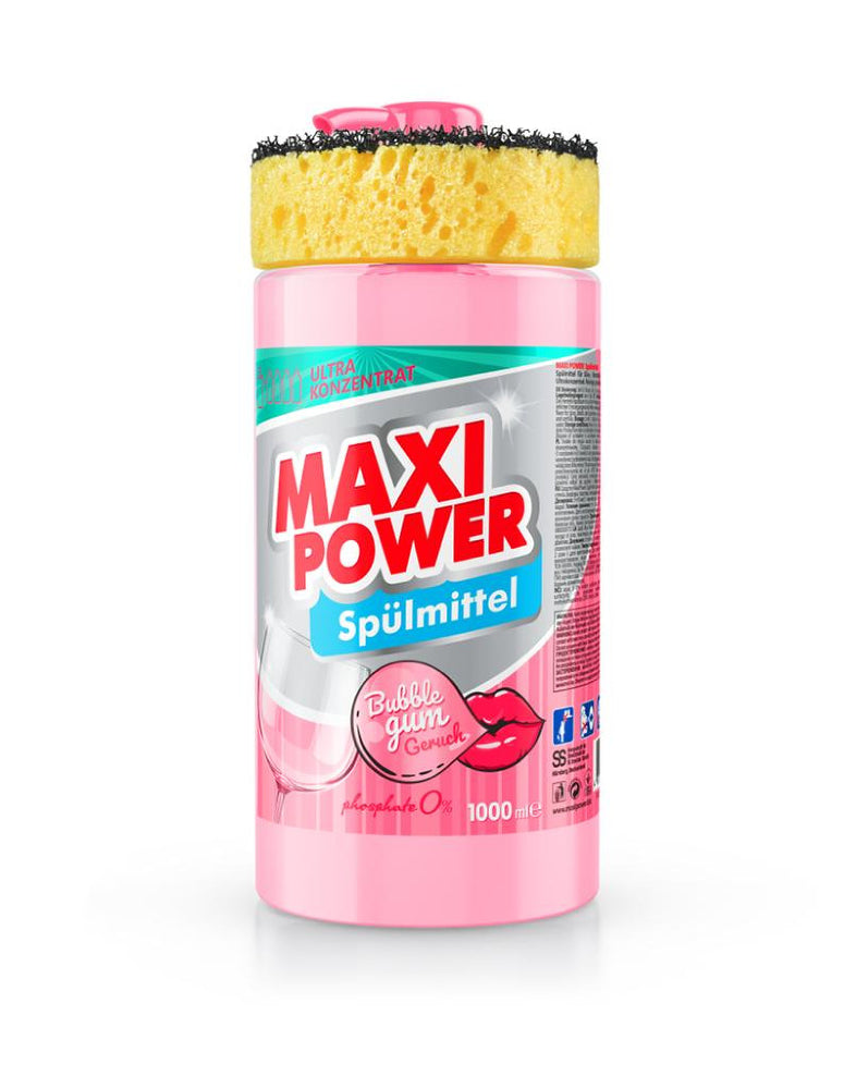 Detergent vase Maxi Power Bubble 1L – Curățare eficientă
