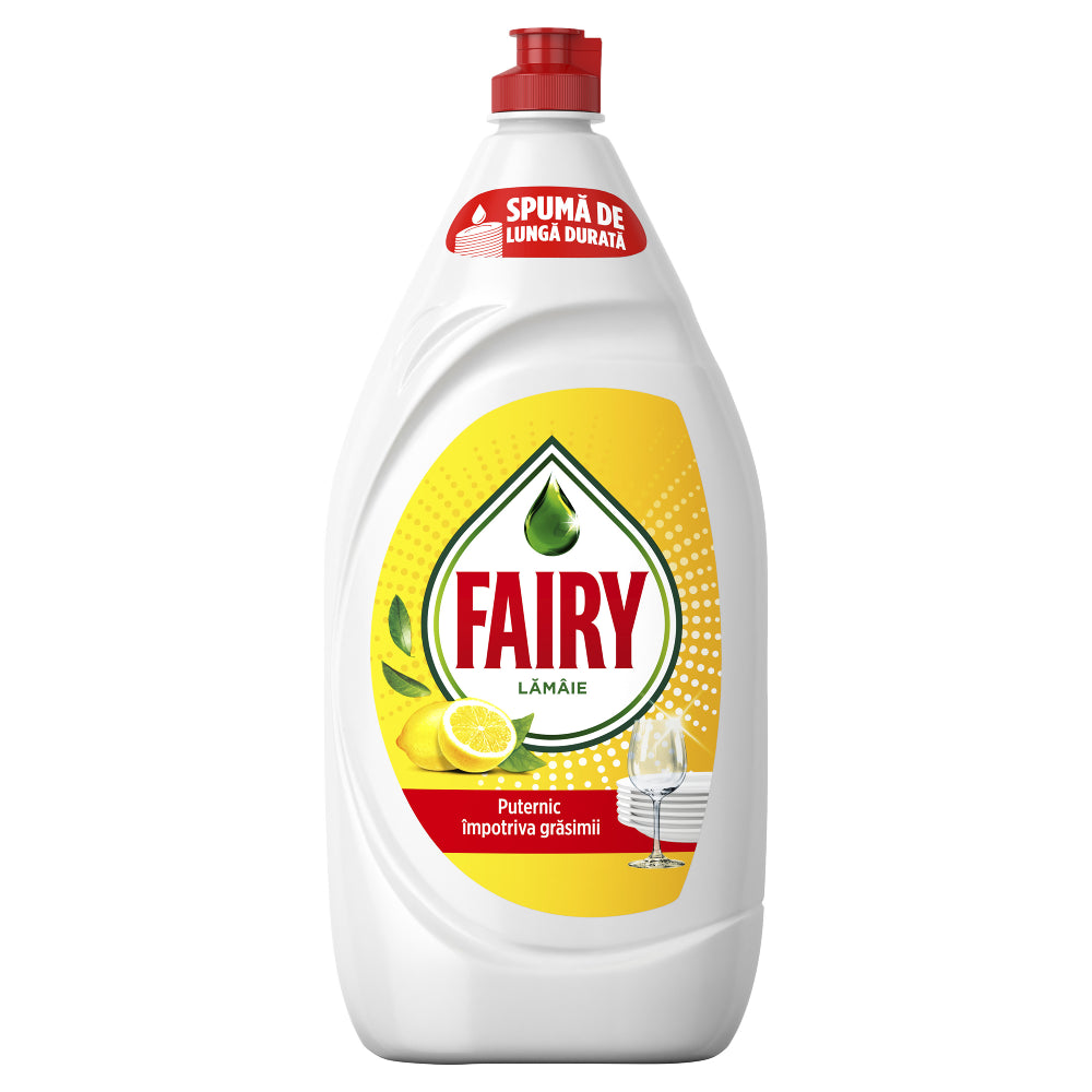 Fairy Lemon 1.35L – Detergent vase concentrat și eficient