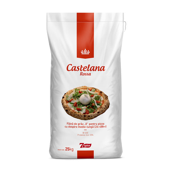 Făină Pizza Castelana Rossa 25 kg