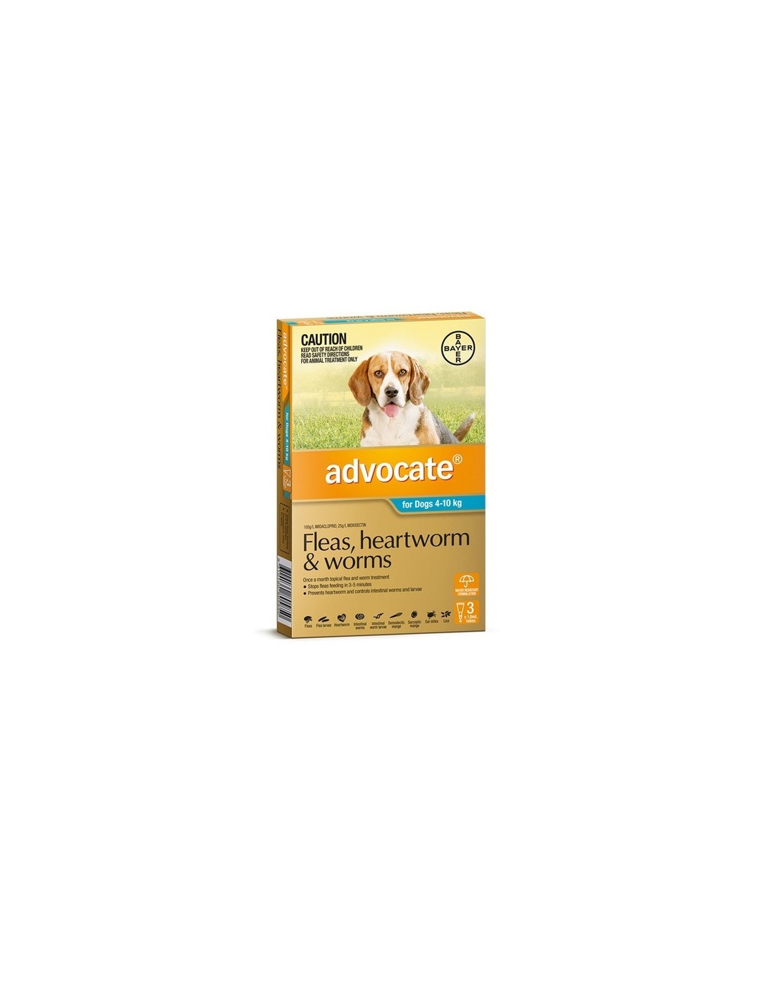 ADVOCATE 0 - 4 KG: Topical Solution for Flea and Tick Control - MAYONAL STORE