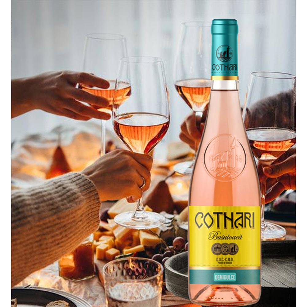 Vin Rose Cotnari Busuioacă de Bohotin 0,75L