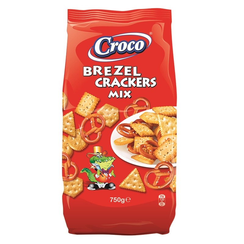 Mix Covrigei și Crackers Croco 500g