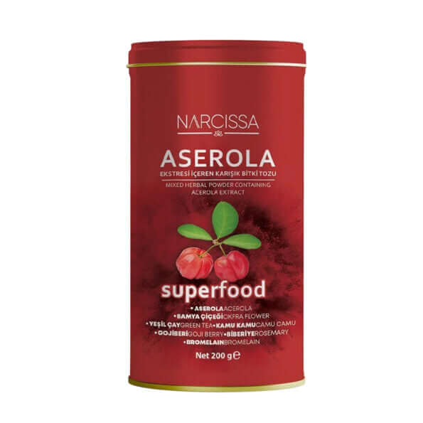 Aserola Superfood Slimming Tea, natural detox, weight loss, slimming tea, metabolism boost, herbal tea, fat burning, healthy weight management, detox support, superfood tea