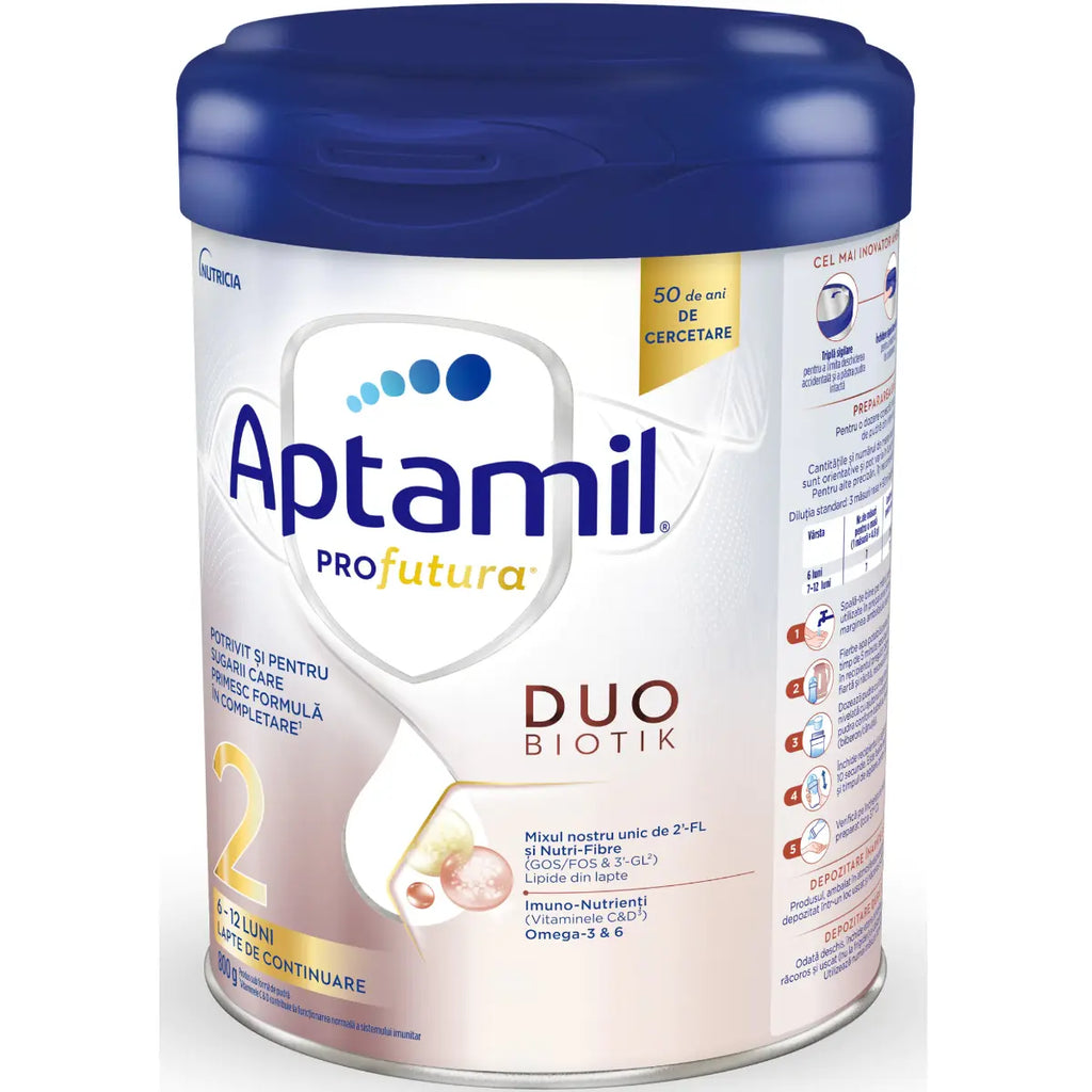 Lapte praf Aptamil Profutura Duobiotik 2, 800g – livrare Europa