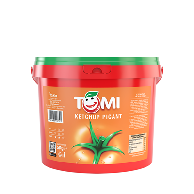 Ketchup Tomi Picant 5 kg – Gust autentic românesc