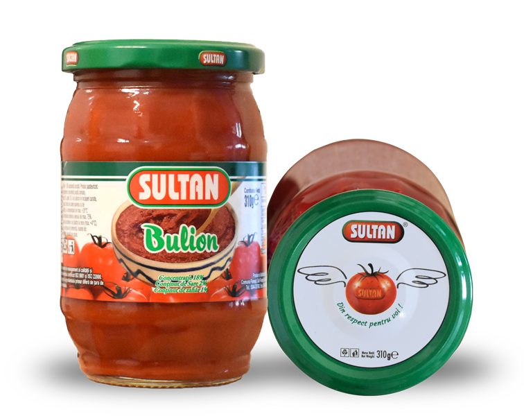 Bulion Sultan 18% 310g – Gust natural de roșii proaspete