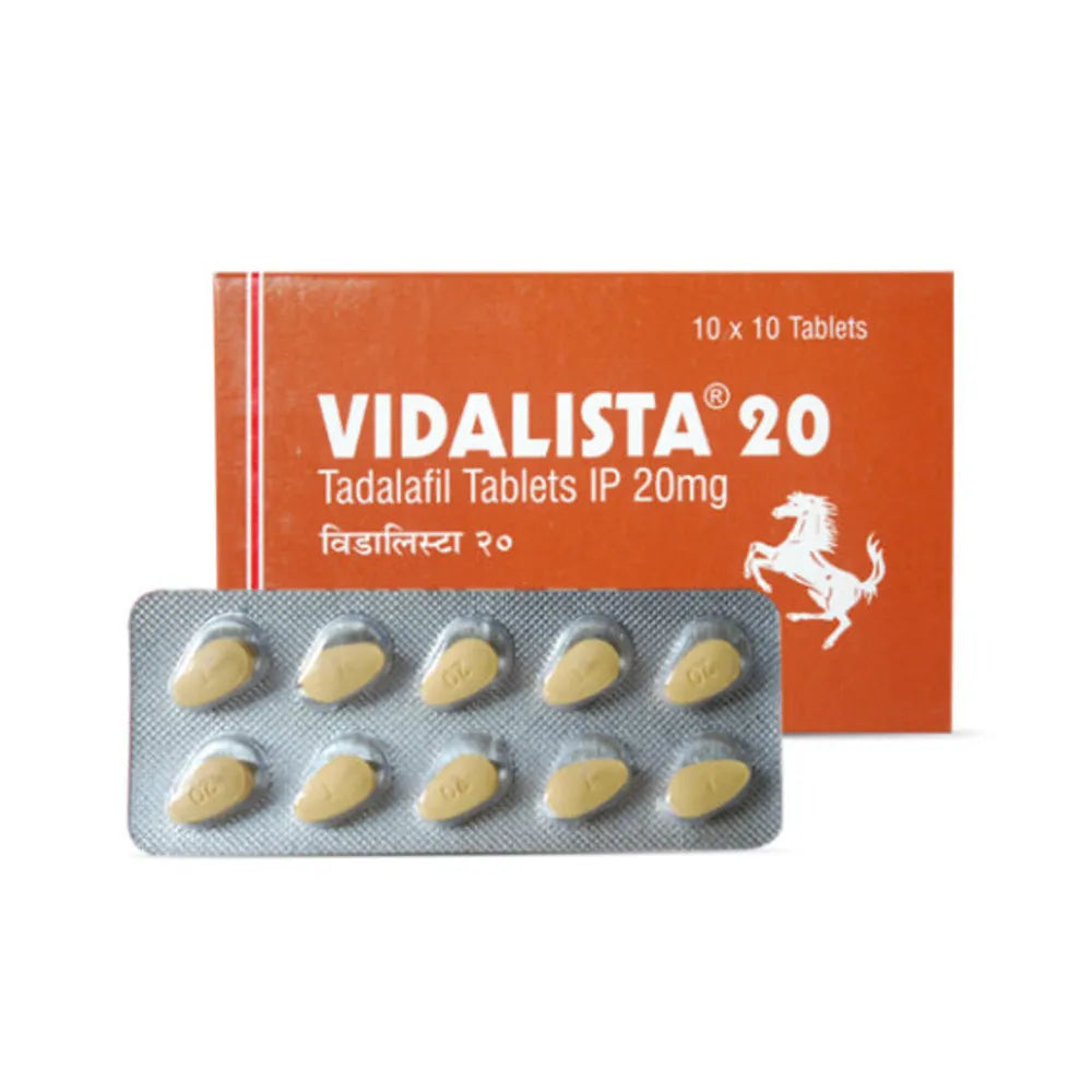 VIDALISTA 20 mg - Potency & Long-Lasting Erections
